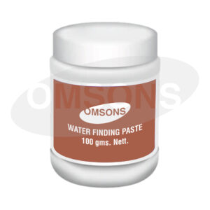 modified water finding paste for petroleum use