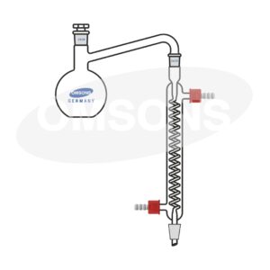 distilling apparatus with graham condenser